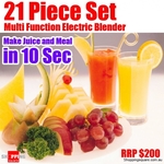21 Piece Set Multi Function Electric Blender - FREE - Give Away + $20 Shipping