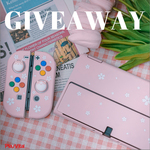 Win a Cherry Blossoms Protective Case and a Set of Thumb Grip and a Carrying Case for Nintendo Switch from Play Vital Gaming