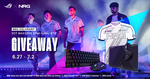 Win ROG Peripherals and & NRG Merch from ROG Global