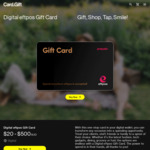 $0 Purchase Fee on $20-$500 Digital Prepaid Eftpos Gift Card @ Card.Gift