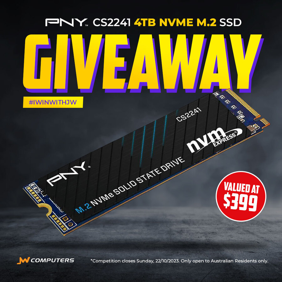 Win a pny 4tb nvme m 2 ssd worth 399 from jw computers ozbargain