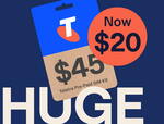 Telstra $45 Pre-Paid SIM Plan for $20 (28-Day Expiry) @ Telstra (Online Only)
