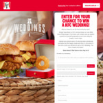 Win a KFC Wedding Worth up to $80,000 from KFC