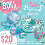 Wahu Mermaid Swim Bundle (Beach Ball, Hopscotch, Pool Float, Swim Vest) $20 + $15 Shipping (RRP $109) @ Wahu