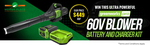 Win a Greenworks Pro 60v Blower, Battery and Charger Kit Worth $449 from Mower Place