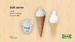 Soft Serve Kids Cone Strawberry $0.50, Vanilla $0.80 @ IKEA