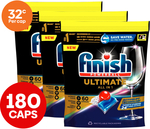 Finish Ultimate Dishwasher All-in-1 60 Tablets 3-Pack (180 Tablets, 32 Cents Each) $57.60 + Delivery ($0 With OnePass) @ Catch