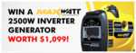 Win a Maxwatt 2500W Petrol Generator Worth $1,099 from My Generator and Locked N Lifted 4x4