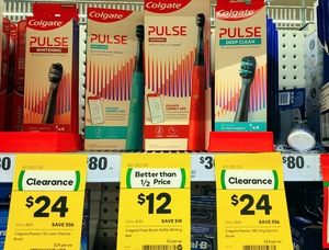 Colgate Electric Toothbrush Pulse Deep Clean or Whitening $24 (Was $80) @ Woolworths