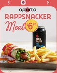 Oporto Rappsnacker Lunch Deal $6.95 (Daily until 2pm) @ Oporto (App Required)