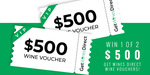 Win 1 of 2 $500 Wine Vouchers from Get Wines Direct