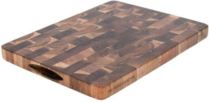 The Cooks Collective Acacia End Grain Cutting Board 40x30x3cm Natural 