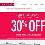 30% off at CottonOn (Online Only)