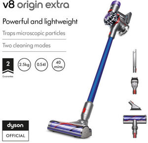 Dyson V8 Origin Extra Stick Vacuum Cleaner (Iron/Blue) $332 Delivered @ Dyson Australia eBay