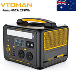 VTOMAN Jump 600X 299wh 600W (1200W Surge) LiFePO4 Portable Power Station $239.99 (Using CBT20 Code) Shipped @ Vtoman eBay AU