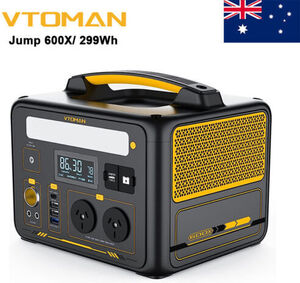 VTOMAN Jump 600X 299Wh 600W (1200W Surge) LiFePO4 Portable Power Station $239.99 Shipped @ Vtoman eBay AU