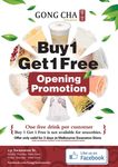 GongCha - Buy 1 Get 1 Free - 3 Days Only - Starts Thursday [MELB]