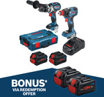 Bosch Professional 2-Piece ProCORE 18V Brushless Combo Kit 0615990L24 and 2xbonus 8ah $499 Delivered / C&C / in-Store @ Bunnings