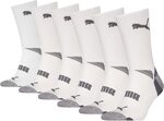 PUMA Men's Crew Sock 6 Pack $8.98 ($1.50/Pair, Black Grey or White) Delivered @ Costco (Membership Required)
