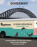 Win 1 of 5 Packages of Cat Treats (Worth $2000) from ApplawsANZ