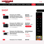 [Refurbished] Extra 30% off Microwaves & $19.95 Shipping @ Microwave Factory