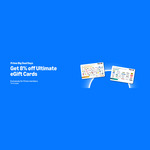 [Prime] 8% off Ultimate eGift Cards (Exp), 10% off Uber eGift Cards, $10 Promo Credit on $100 Apple eGift Card Spend @ Amazon AU
