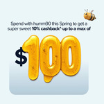 10% Cashback on Eligible Purchases (Capped at $100) @ humm90 Platinum Mastercard (Activation Required)