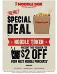 Noodle Box Chadstone [VIC] $2 off Box Purchase