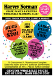 Harvey Norman Staff Flooring Warehouse Sale - Valid for Silverwater NSW Only