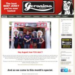 Purchase Any 200g Bag of Geronimo Jerky and Receive a 40g Bag of Your Choice for FREE