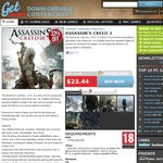 Assassin's Creed 3 PC/$11.72USD