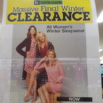 Harris Scarfe All Womens Winter Sleepwear  Clearance $12.00