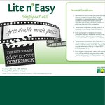 2 Free Movie Tickets with Any Order with Lite and Easy