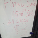 Blockbuster Cremorne [NSW] Final Closing Sale, All Stock $3. Starts 15/02, Closed until Then
