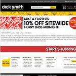 DickSmith 10% Off Sitewide - Hurry Ends Midnight!!