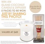 Win an Island Coconut Candle & Difuser from Splosh