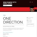 Win Tickets to See One Direction Live in Sydney from Giant Steps 