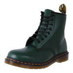 Genuine Dr. Martens Men's Leather Lace up Boots Green Smooth $88 (FREE SHIPPING) The Shoe Link