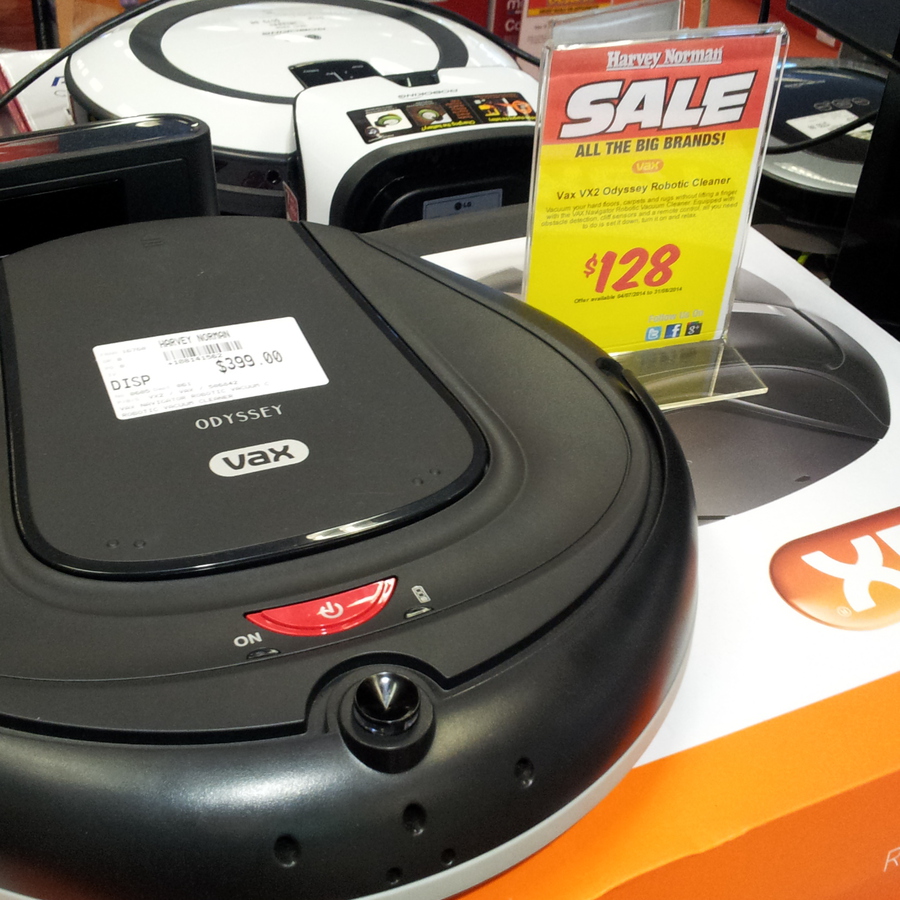 Vax VX2 Oddysey Robotic Cleaner $128 at Harvey Norman ...