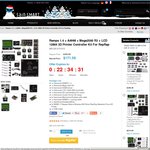 Ramps 1.4 + A4988 + Mega2560 R3 + LCD 12864 3D Printer Controller Kit For RepRap for $171.59 @ Sainsmart