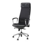 Ikea Markus Swivel Chair - $199 Dark Grey Fabric (NOT LEATHER) Article Number: 502.611.51