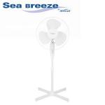 Seabreeze White Pedestal Fan - $9.95 Delivered