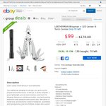 LEATHERMAN Wingman + LED Lenser i6 Torch Comb $99 Free Shipping @Knives-Online (eBay Group Buy)