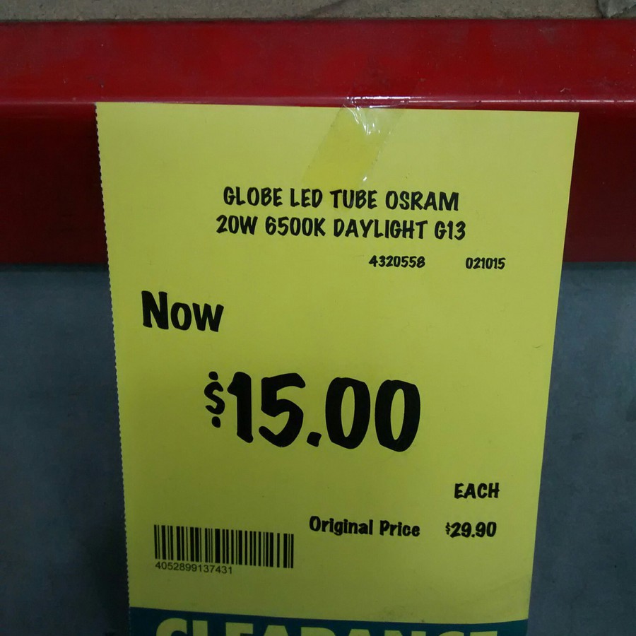 Bunnings osram deals led tube