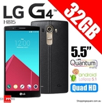 LG G4 H815 32GB 4G Android Smartphone (HK) $538.9 Delivered with 1 Year AU Warranty @ Shopping Square