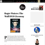 Win 1 of 10 Copies of Roger Waters: The Wall on DVD from The Weekly Review [VIC]