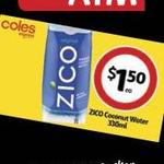 $1.50 Zico Coconut Water 330ml @ Coles Express (ING/Coles MC Users)