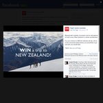 Win a Ski Trip for 2 to New Zealand worth $8,000 from Flight Centre [Facebook]