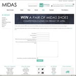 Win a Pair of Midas Shoes Worth $250
