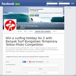 Win a Surfing Holiday for 2 in North Sumatra Worth $4,995 [Order Free Temporary Tattoo + Take Pic]